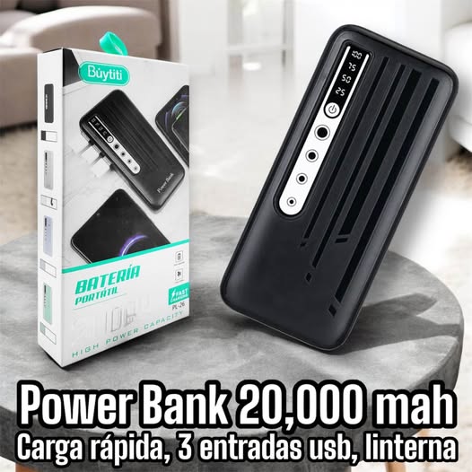 FluxPower™ - Cargador portátil para tu mochila con USB